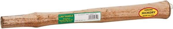 Made in USA - 16" Long Replacement Handle for Sledge Hammers - 1" Eye Length x 3/4" Eye Width, Hickory, 3 to 4 Lb Capacity, Material Grade Type B - Exact Tool & Supply