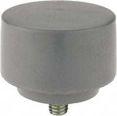 NUPLA - 2-1/2" Face Diam, Grade Extra Soft, Gray Soft Face Hammer Tip - Plastic - Exact Tool & Supply