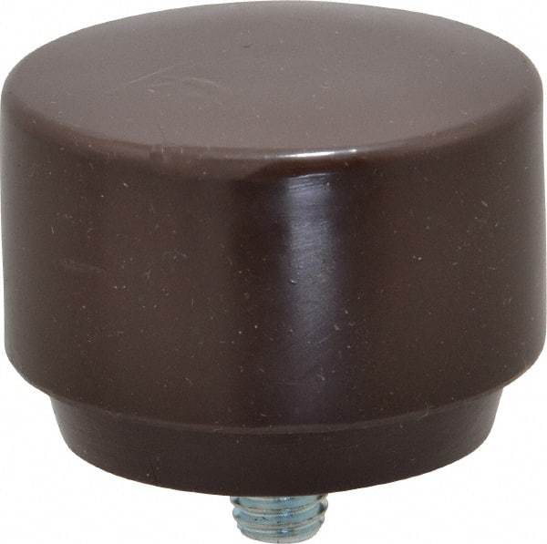 NUPLA - 2" Face Diam, Grade Soft, Brown Soft Face Hammer Tip - Plastic - Exact Tool & Supply