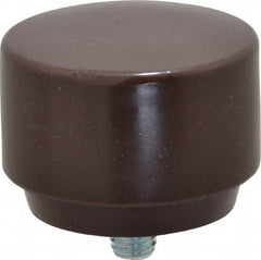 NUPLA - 2" Face Diam, Grade Soft, Brown Soft Face Hammer Tip - Plastic - Exact Tool & Supply
