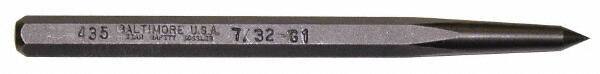 Mayhew - 7/32" Prick Punch - 5" OAL, Steel - Exact Tool & Supply
