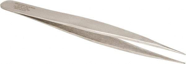 Aven - 4-3/4" OAL OO-SA Precision Tweezers - Straight, Fine Tips - Exact Tool & Supply