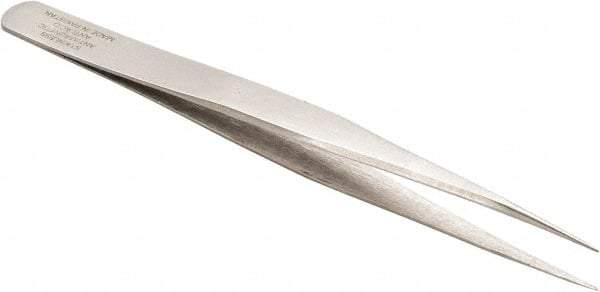 Aven - 4-1/4" OAL 3C-SA Precision Tweezers - Straight, Subminiature Assembly - Exact Tool & Supply