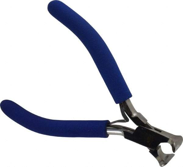Aven - 4-1/2" OAL, 20 AWG Capacity, Box Joint Cutter - 25/64" Jaw Length x 29/64" Jaw Width, End Cut Head, ESD Cushion Handle - Exact Tool & Supply