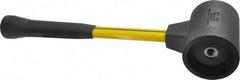 NUPLA - 6-1/2 Lb Head 3" Face Composite Nonmarring Hammer without Faces - Fiberglass Handle - Exact Tool & Supply