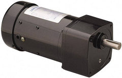 Leeson - 115/230 VAC, 75 RPM, 23:1 Gear Ratio, Parallel Gearmotor - 42 Frame, 90 Torque, TEFC Enclosure - Exact Tool & Supply