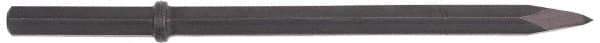 Ingersoll-Rand - 14" OAL, 1-1/8" Shank Diam, Moil Point Chisel - Hex Drive, Hex Shank, Steel - Exact Tool & Supply