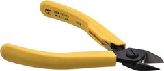 Lindstrom Tool - 5" OAL, 0.078" Capacity, Semi-Flush Diagonal Cutter - 5/8" Jaw Length, Tapered Head, Plastic Ergonomic Handle - Exact Tool & Supply