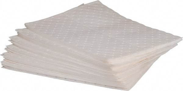 Brady SPC Sorbents - 19.5 Gal Capacity per Package, Oil Only Pad - 19" Long x 15" Wide, Polypropylene - Exact Tool & Supply