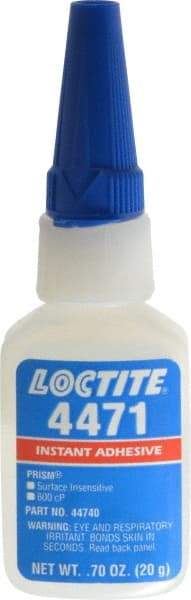 Loctite - 0.70 oz Bottle Clear Instant Adhesive - Series 4471 - Exact Tool & Supply