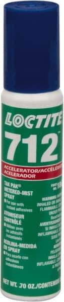 Loctite - 7 Fluid Ounce, Clear Adhesive Accelerator - For Use with Instant Adhesive - Exact Tool & Supply
