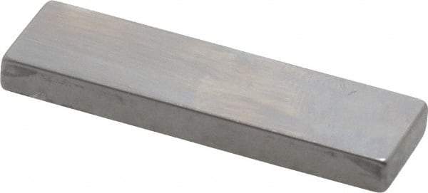 Mitutoyo - 0.116" Rectangular Steel Gage Block - Accuracy Grade 0, Includes Certificate of Inspection - Exact Tool & Supply