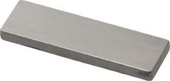 Mitutoyo - 0.1007" Rectangular Steel Gage Block - Accuracy Grade AS-1, Includes Certificate of Inspection - Exact Tool & Supply