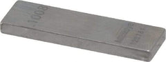 Mitutoyo - 0.1008" Rectangular Steel Gage Block - Accuracy Grade AS-1, Includes Certificate of Inspection - Exact Tool & Supply