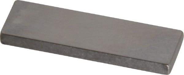 Mitutoyo - 0.105" Rectangular Steel Gage Block - Accuracy Grade AS-1, Includes Certificate of Inspection - Exact Tool & Supply
