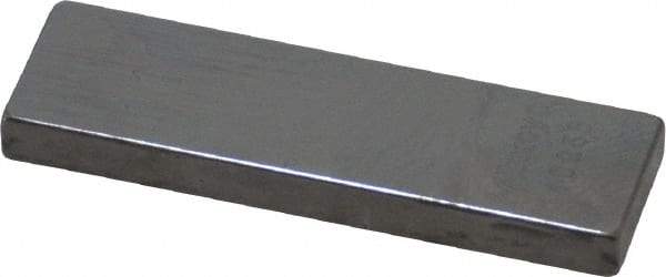 Mitutoyo - 0.11" Rectangular Steel Gage Block - Accuracy Grade AS-1, Includes Certificate of Inspection - Exact Tool & Supply