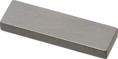 Mitutoyo - 0.136" Rectangular Steel Gage Block - Accuracy Grade AS-1, Includes Certificate of Inspection - Exact Tool & Supply