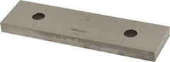 Mitutoyo - 5" Rectangular Steel Gage Block - Accuracy Grade AS-1, Includes Certificate of Inspection - Exact Tool & Supply