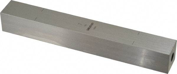 Mitutoyo - 7" Square Steel Gage Block - Accuracy Grade 0, Includes Certificate of Inspection - Exact Tool & Supply