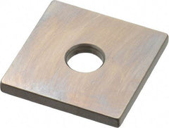 Mitutoyo - 0.105" Square Steel Gage Block - Accuracy Grade 0, Includes Certificate of Inspection - Exact Tool & Supply