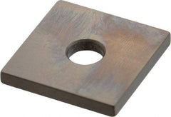 Mitutoyo - 0.121" Square Steel Gage Block - Accuracy Grade 0, Includes Certificate of Inspection - Exact Tool & Supply
