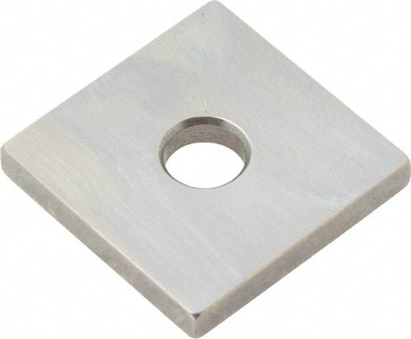 Mitutoyo - 0.134" Square Steel Gage Block - Accuracy Grade 0, Includes Certificate of Inspection - Exact Tool & Supply