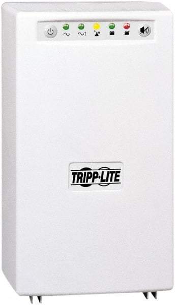 Tripp-Lite - 15 Amp, 1,200 VA, Tower Mount Line Interactive Backup Uninterruptible Power Supply - Backup 4 min with Full Load & 12 min with Half Load, 120 VAC Input & Output, 750 Watt Output, 1 Phases, 6 Outlets - Exact Tool & Supply