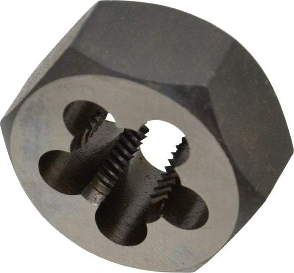 Cle-Line - 1/4-18 NPT Thread, Hex Pipe Die - Carbon Steel - Exact Tool & Supply