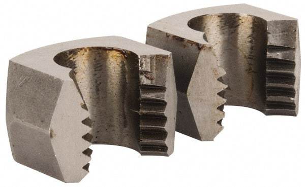 Cle-Line - M24x3.00, Collet #5, Two Piece Adjustable Die - Carbon Steel - Exact Tool & Supply