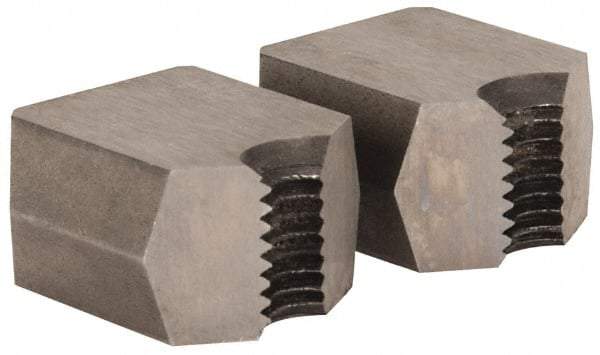 Cle-Line - M6x1.00, Collet #5, Two Piece Adjustable Die - Carbon Steel - Exact Tool & Supply