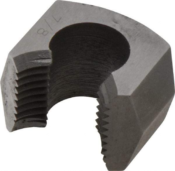 Cle-Line - 7/8-14, Collet #5, Two Piece Adjustable Die - Carbon Steel - Exact Tool & Supply
