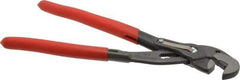 Knipex - 10" OAL, 1-1/4" Jaw Length, 15 Position Adjustable Tongue & Groove Pliers - Self-Gripping Smooth Parallel Parrot Jaws, Standard Head, Plastic Coated Handles - Exact Tool & Supply