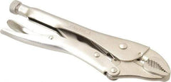 Paramount - 10" OAL Curved Jaw Locking Pliers - 1-7/8" Jaw Opening, Standard Handle - Exact Tool & Supply