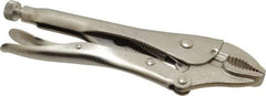 Paramount - 10" OAL Curved Jaw Locking Pliers - 1-7/8" Jaw Opening, Standard Handle - Exact Tool & Supply