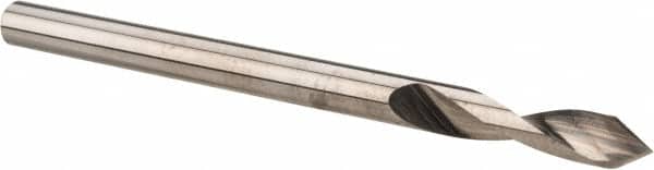 Accupro - 1/8" Body Diam, 60°, 2" OAL, Solid Carbide Spotting Drill - Exact Tool & Supply