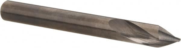 Accupro - 1/4" Body Diam, 60°, 2-1/2" OAL, Solid Carbide Spotting Drill - Exact Tool & Supply