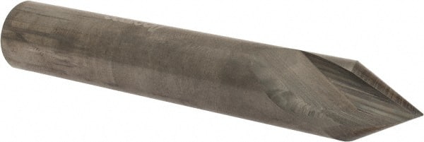 Accupro - 12mm Body Diam, 60°, 76mm OAL, Solid Carbide Spotting Drill - Exact Tool & Supply