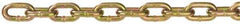 Peerless Chain - 75 Ft. Long, 6600 Lbs. Load Capacity, Carbon Steel Transport Chain - 7 Grade, 1.379 Inch Inside Long x 0.55 Inch Inside Wide - Exact Tool & Supply