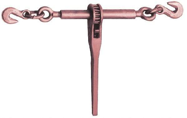 Value Collection - 9,200 Lbs. Load Limit Type B Loadbinder - 8 Inch Take Up, Use with Chains 1/2 Inch Grade 43, 3/8 Inch Grade 70 - Exact Tool & Supply
