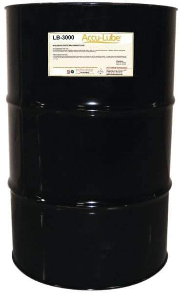 Accu-Lube - Accu-Lube LB-3000, 55 Gal Drum Sawing Fluid - Natural Ingredients, For Machining - Exact Tool & Supply