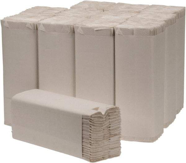 PRO-SOURCE - White C-Fold Paper Towels - 10" Wide, ECF & PCF Chlorine Free - Exact Tool & Supply
