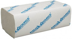 PRO-SOURCE - 1 Ply White Multi-Fold Paper Towels - 9" Wide - Exact Tool & Supply