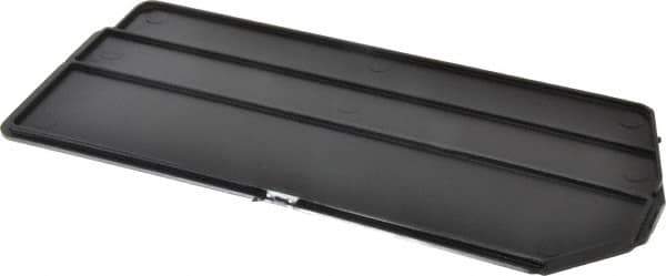 Akro-Mils - 10.9" Wide x 4.4" High, Black Bin Divider - Use with 30230, 30235 - Exact Tool & Supply