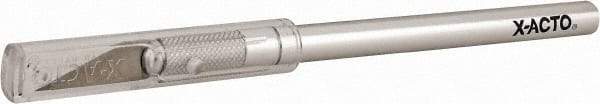 X-ACTO - 6" OAL Carbon Steel Hobby Knife - #11 Classic Fine Point Blade, Aluminum Handle - Exact Tool & Supply