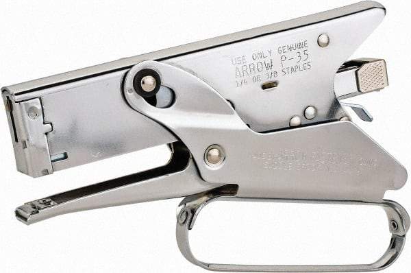 Arrow - Manual Plier Stapler - 1/4, 3/8" Staples - Exact Tool & Supply
