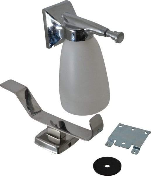 Value Collection - 16 oz Liquid Soap Dispenser Hardware - Plastic, Hanging, Chrome - Exact Tool & Supply