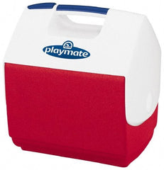 Igloo - 7 Qt Ice Chest - Plastic, Red/White - Exact Tool & Supply