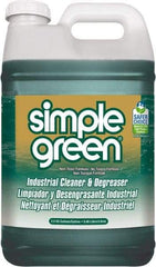 Simple Green - 2.5 Gal Bottle Cleaner/Degreaser - Liquid, Biodegradable, Concentrated, Unscented - Exact Tool & Supply