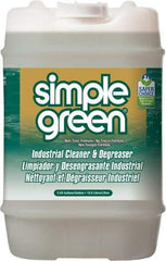 Simple Green - 5 Gal Bucket Cleaner/Degreaser - Liquid, Biodegradable, Concentrated, Unscented - Exact Tool & Supply
