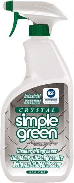 Simple Green - 24 oz Spray Bottle Cleaner/Degreaser - Liquid, Biodegradable, Unscented - Exact Tool & Supply